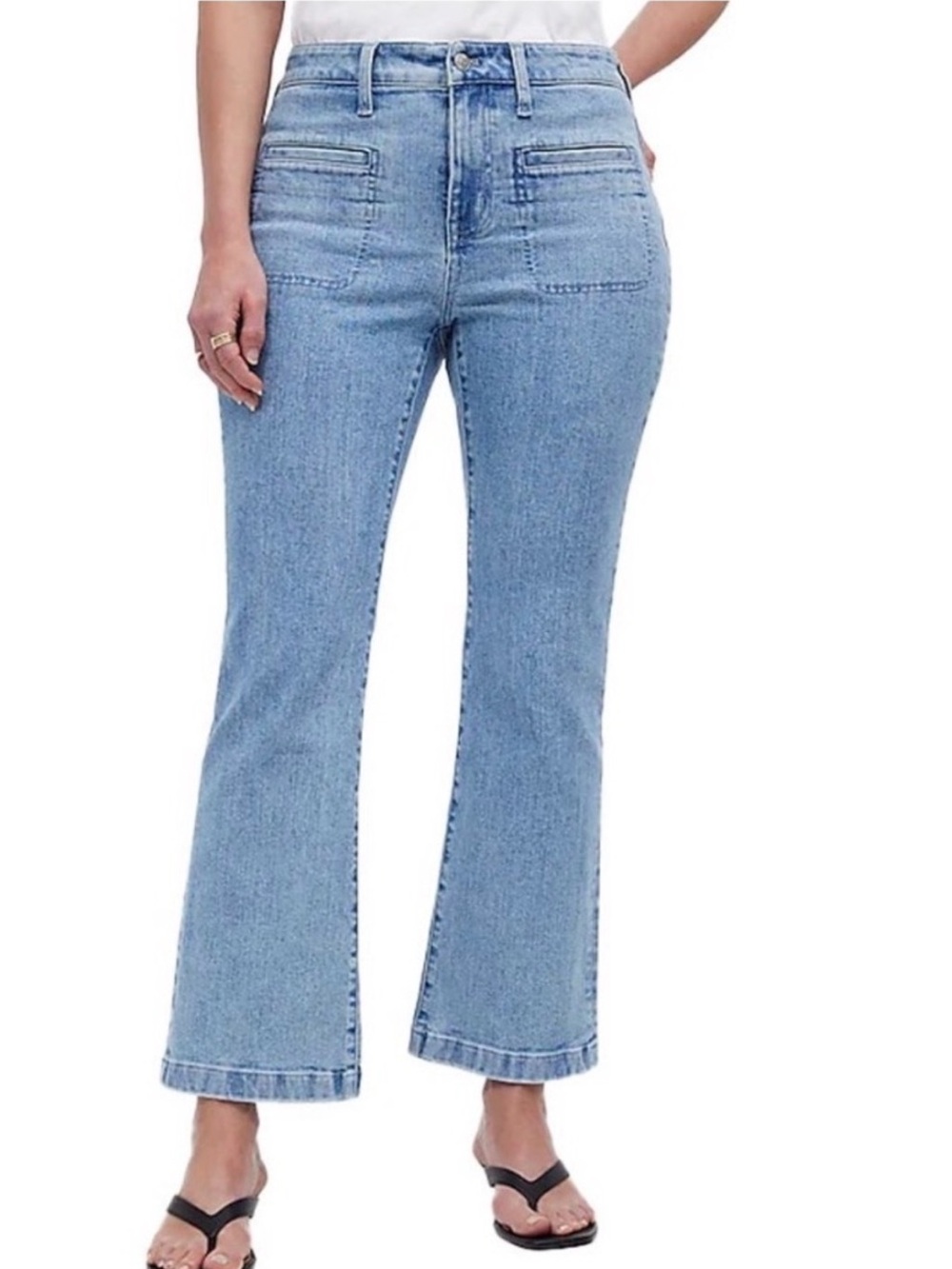 Madewell Mid-Rise Kick Out Jeans - Size 27